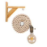 Kit 2 Luminárias Pendente Em Macramê Artesanal