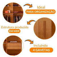 Guarda-Roupa Toronto Prime 8 portas