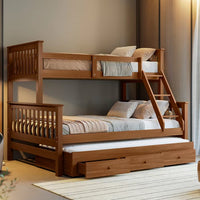 Treliche Com Cama Casal Madeira Maciça