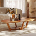 Mesa de Centro Oval Estilo Clássico  Elegance