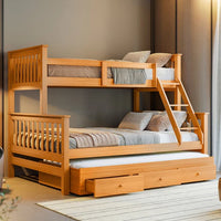 Treliche Com Cama Casal Madeira Maciça