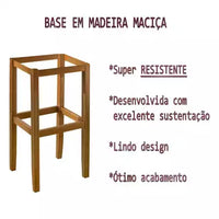 Kit 3 Banquetas Évora Gourmet