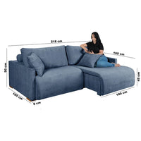 Sofá Cama Living Retrátil Milão Com Almofadas