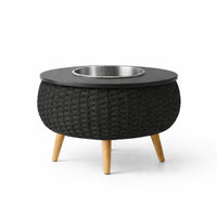 Mesa de Centro + Champanheira Corda Náutica Luxo10Lt