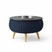 Mesa de Centro + Champanheira Corda Náutica Luxo10Lt