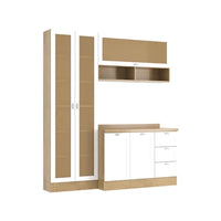Armário de Cozinha Completo Ditália Denver 3 pcs