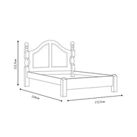 Cama de Casal Queen Size Madeira Maciça