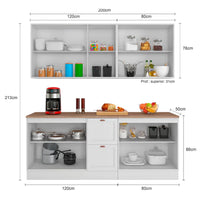 Cozinha Completa Modulada Essence 9 portas