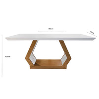 Mesa de Jantar Imperiale Vivence 180cm com 6 Cadeiras