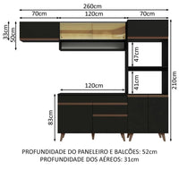 Armário de Cozinha Completa Reims