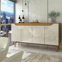Aparador Buffet Royal 4 Portas Nature