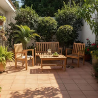 Conjunto para Jardim em Madeira Maciça Robust com Almofada