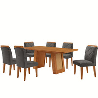 Mesa de Jantar Carolina Essence 180cm com 6 Cadeiras Melissa