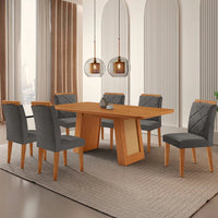 Mesa de Jantar Carolina Essence 180cm com 6 Cadeiras Melissa