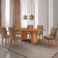 Mesa de Jantar Carolina Essence 180cm com 6 Cadeiras Melissa